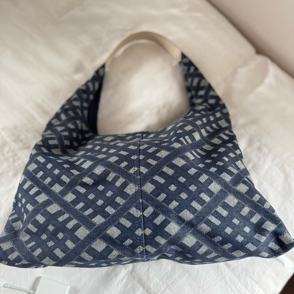 Stylish Blue Patterned Women's Bag